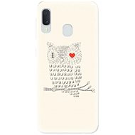 iSaprio I Love You 01 for Samsung Galaxy A20e - Phone Cover
