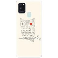 iSaprio I Love You 01 for Samsung Galaxy A21s - Phone Cover