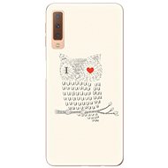 iSaprio I Love You 01 for Samsung Galaxy A7 (2018) - Phone Cover