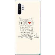 iSaprio I Love You 01 for Samsung Galaxy Note 10+ - Phone Cover