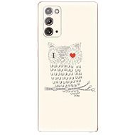 iSaprio I Love You 01 for Samsung Galaxy Note 20 - Phone Cover