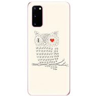 iSaprio I Love You 01 for Samsung Galaxy S20 - Phone Cover
