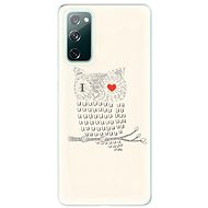 iSaprio I Love You 01 for Samsung Galaxy S20 FE - Phone Cover