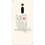 iSaprio I Love You 01 for Xiaomi Mi 9T Pro - Phone Cover