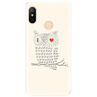 iSaprio I Love You 01 for Xiaomi Mi A2 Lite - Phone Cover