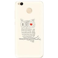 iSaprio I Love You 01 for Xiaomi Redmi 4X - Phone Cover