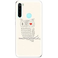 iSaprio I Love You 01 for Xiaomi Redmi Note 8 - Phone Cover