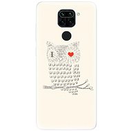iSaprio I Love You 01 for Xiaomi Redmi Note 9 - Phone Cover