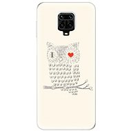 iSaprio I Love You 01 for Xiaomi Redmi Note 9 Pro - Phone Cover