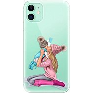iSaprio Kissing Mom - Blond and Boy for iPhone 11 - Phone Cover