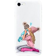 iSaprio Kissing Mom - Blond and Boy for iPhone SE 2020 - Phone Cover
