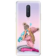 iSaprio Kissing Mom - Blond and Boy for OnePlus 8 - Phone Cover