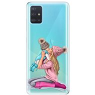 iSaprio Kissing Mom - Blond and Boy for Samsung Galaxy A51 - Phone Cover