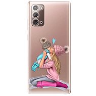 iSaprio Kissing Mom - Blond and Boy for Samsung Galaxy Note 20 - Phone Cover
