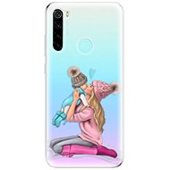 iSaprio Kissing Mom - Blond and Boy for Xiaomi Redmi Note 8 - Phone Cover
