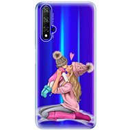 iSaprio Kissing Mom - Blond and Girl for Honor 20 - Phone Cover