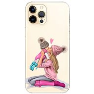 iSaprio Kissing Mom - Blond and Girl for iPhone 12 Pro Max - Phone Cover