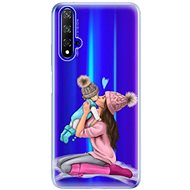 iSaprio Kissing Mom - Brunette and Boy pro Honor 20 - Phone Cover