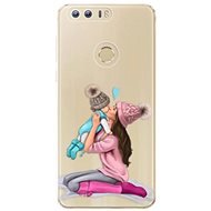 iSaprio Kissing Mom - Brunette and Boy for Honor 8 - Phone Cover