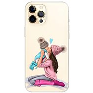 iSaprio Kissing Mom - Brunette and Boy for iPhone 12 Pro - Phone Cover