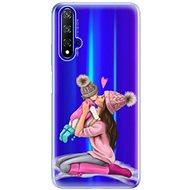 iSaprio Kissing Mom - Brunette and Girl pro Honor 20 - Phone Cover
