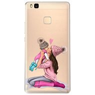 iSaprio Kissing Mom - Brunette and Girl na Huawei P9 Lite - Kryt na mobil
