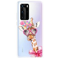iSaprio Lady Giraffe for Huawei P40 Pro - Phone Cover