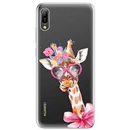 iSaprio Lady Giraffe for Huawei Y6 2019 - Phone Cover