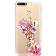 iSaprio Lady Giraffe for Huawei Y6 Prime 2018 - Phone Cover