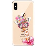 iSaprio Lady Giraffe for iPhone XS - Phone Cover