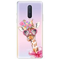 iSaprio Lady Giraffe for OnePlus 8 - Phone Cover