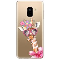 iSaprio Lady Giraffe for Samsung Galaxy A8 2018 - Phone Cover