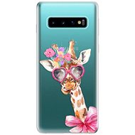 iSaprio Lady Giraffe for Samsung Galaxy S10 - Phone Cover