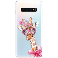 iSaprio Lady Giraffe for Samsung Galaxy S10+ - Phone Cover