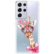 iSaprio Lady Giraffe for Samsung Galaxy S21 Ultra - Phone Cover