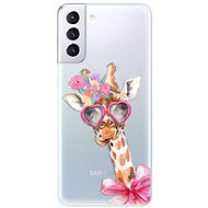iSaprio Lady Giraffe for Samsung Galaxy S21+ - Phone Cover