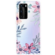 iSaprio Leaves and Flowers for Huawei P40 Pro - Phone Cover
