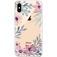 iSaprio Leaves and Flowers for iPhone XS - Phone Cover