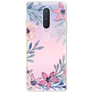 iSaprio Leaves and Flowers for OnePlus 8 - Phone Cover