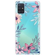 iSaprio Leaves and Flowers for Samsung Galaxy A51 - Phone Cover