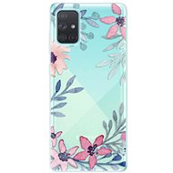 iSaprio Leaves and Flowers for Samsung Galaxy A71 - Phone Cover