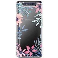 iSaprio Leaves and Flowers for Samsung Galaxy A80 - Phone Cover