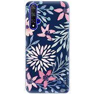 iSaprio Leaves on Blue for Honor 20 - Phone Cover