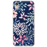 iSaprio Leaves on Blue for Honor 8S - Phone Cover
