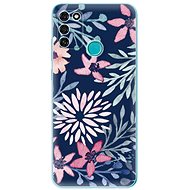 iSaprio Leaves on Blue for Honor 9A - Phone Cover