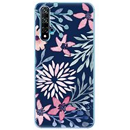 iSaprio Leaves on Blue for Huawei Nova 5T - Phone Cover