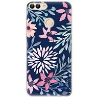 iSaprio Leaves on Blue for Huawei P Smart - Phone Cover