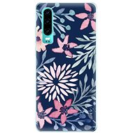 iSaprio Leaves on Blue for Huawei P30 - Phone Cover