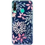 iSaprio Leaves on Blue for Huawei P40 Lite E - Phone Cover