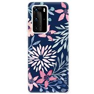 iSaprio Leaves on Blue for Huawei P40 Pro - Phone Cover